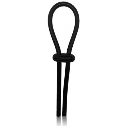 Rock Solid Lasso Single Adjustable Lock Black Cock Tie