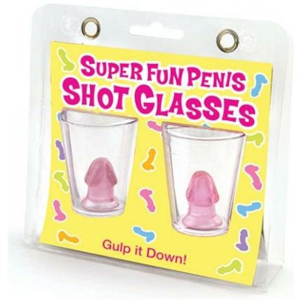 Super Fun Penis Shot Glasses - Set Of 2