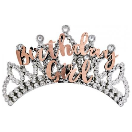 Birthday Girl Tiara - Rose Gold