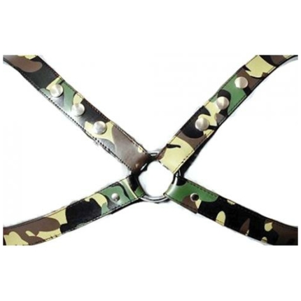 Sensual Sin Leather X Harness Camo L/XL