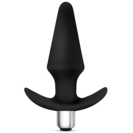Luxe Discover Vibrating Butt Plug Black
