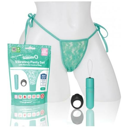 Screaming O My Secret 4t Panty Vibe W/remote - Kiwi