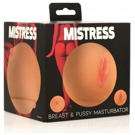 Curve Toys Mistress Pussy/breast Masturbator - Tan