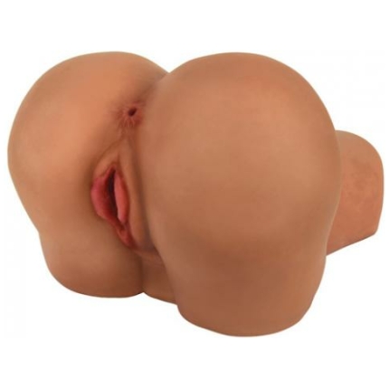 Mistress Tia Vibrating Butt Doggy Style Stroker Tan