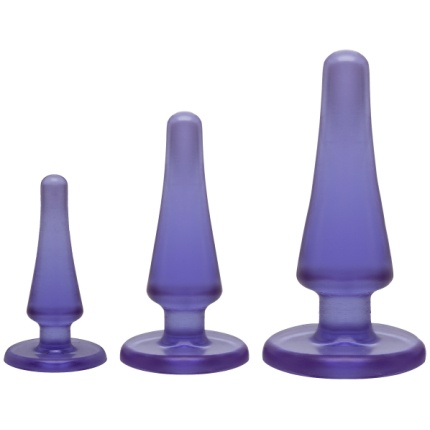 Crystal Jellies Anal Initiation Kit Purple