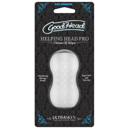 Goodhead Helping Head Pro Ultraskyn Stroker - Frost