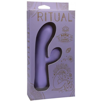 Ritual Aura Rechargeable Silicone Rabbit Vibe - Lilac