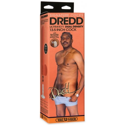 Signature Cocks Ultraskyn 13.5" Cock W/removable Vac-u-lock Suction Cup - Dredd