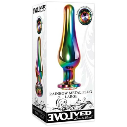 Evolved Rainbow Metal Plug - Large