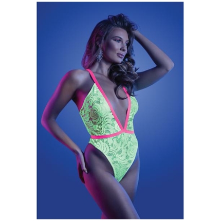 Glow Spotlight Teddy Neon Chartreuse S/m