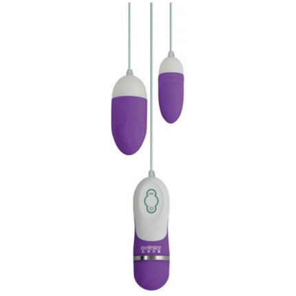 Gigaluv Dual Vibra Bullets - 10 Functions Purple