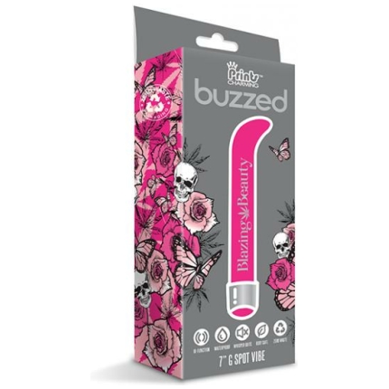 Buzzed 7"  G-spot Vibe - Blazing Beauty Pink