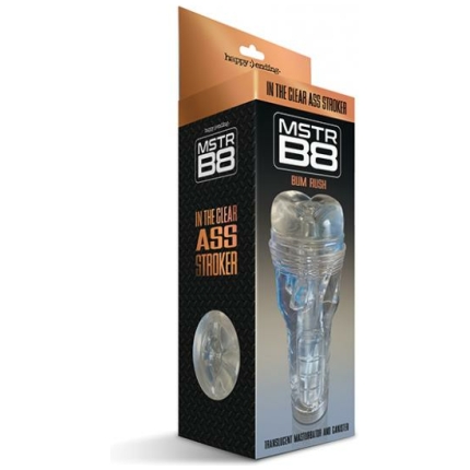Mstr B8 In The Clear Anal Stroker - Clear