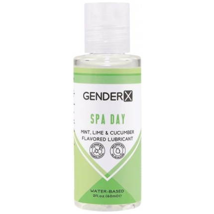 Gender X Flavored Lube - 2 Oz Spa Day