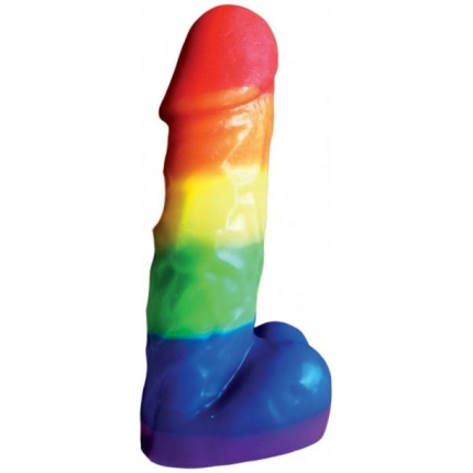 Rainbow Pecker Party Candle 7 inches