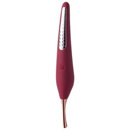 Ms. Honey Pinpoint Clit Vibrator & Nipple Stimulator - Red Wine