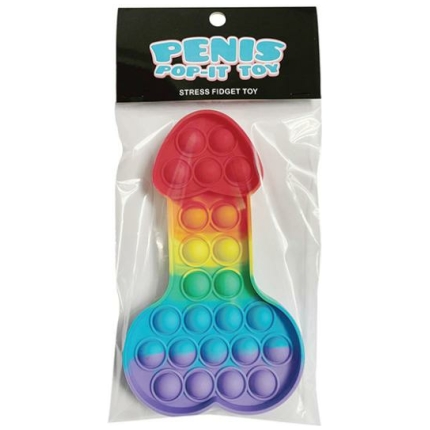 Penis Pop It Fidget Toy - Multi Color