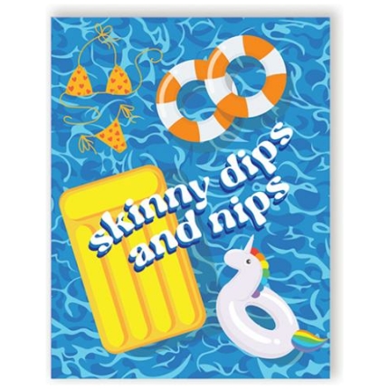 Nips And Dips Greeting Card