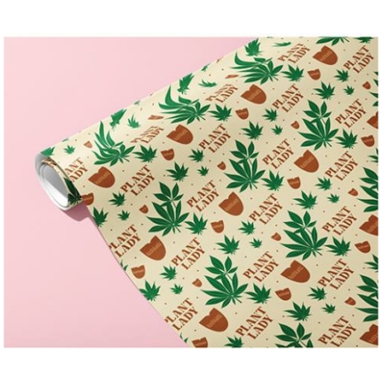 Plant Lady Naughty Wrapping Paper