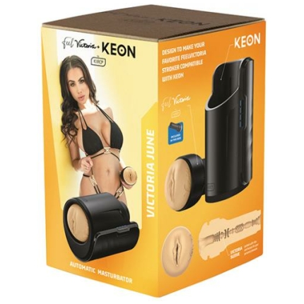 Kiiroo Keon Feel Stars Collection Stroker Combo Set - Victoria June