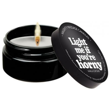 Kama Sutra Mini Massage Candle - 2 Oz Light Me If You're Horny