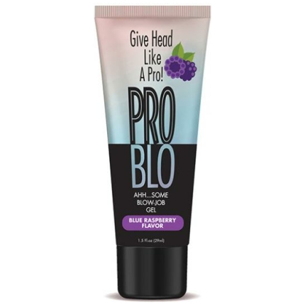 Pro Blo Oral Pleasure Gel - 1.5 Oz Blue Raspberry