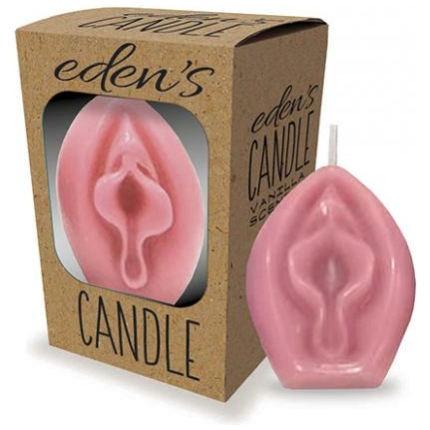 Eden's Vagina Candle - Rose - Vanilla