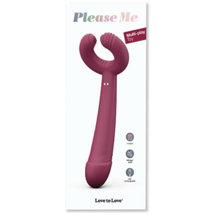 Love To Love Please Me Multi-play Vibrator - Plum Star