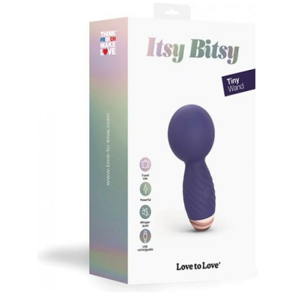 Love To Love Itsy Bitsy Mini Wand - Midnight Indigo