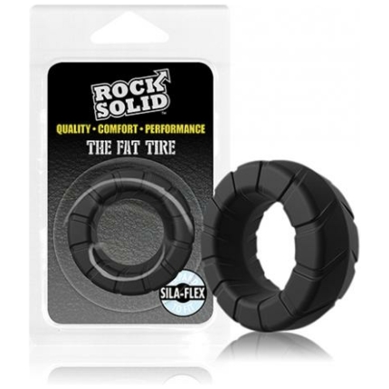 Rock Solid Fat Tire Ring - Black
