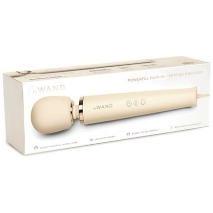 Le Wand Powerful Plug-in Vibrating Massager - Cream