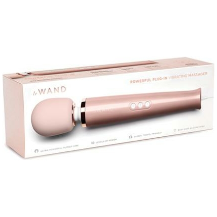 Le Wand Powerful Plug-in Vibrating Massager - Rose Gold