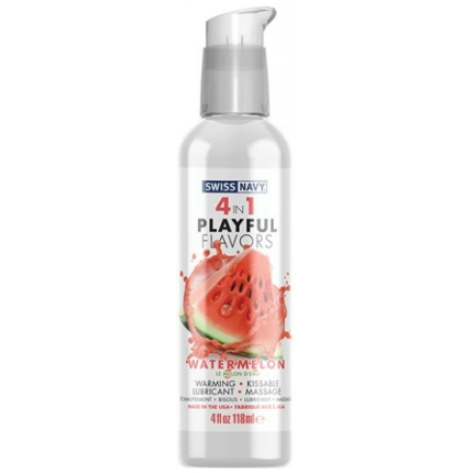 Swiss Navy 4 In 1 Playful Flavors Watermelon - 4 Oz