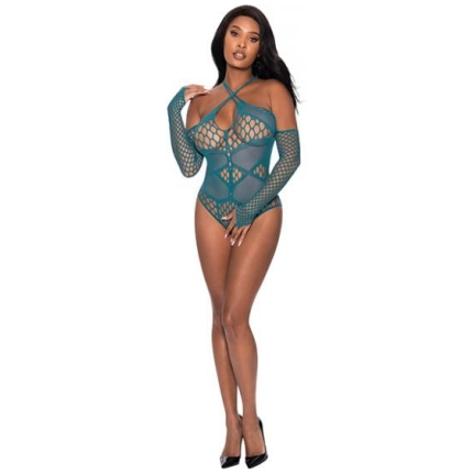 Seamless Long Sleeve Teddy Turquoise O/s