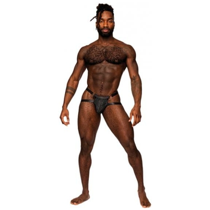Rude Awakening Mesh Ring Jock Black S/m