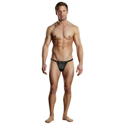 Male Power Bong Thong Black L/XL
