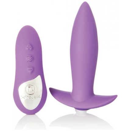 Sensuelle Remote Control Rechargeable Mini Plug Purple