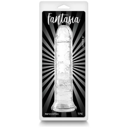 Fantasia Upper 8" Dildo - Clear