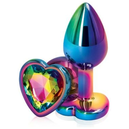 Rear Assets Mulitcolor Heart Small - Rainbow