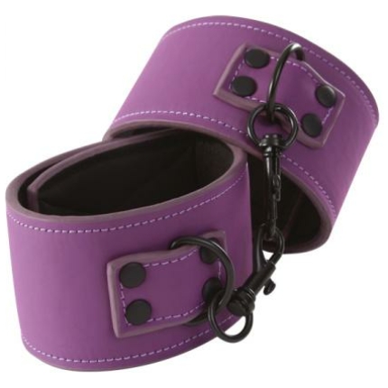 Lust Bondage Wrist Cuffs Purple