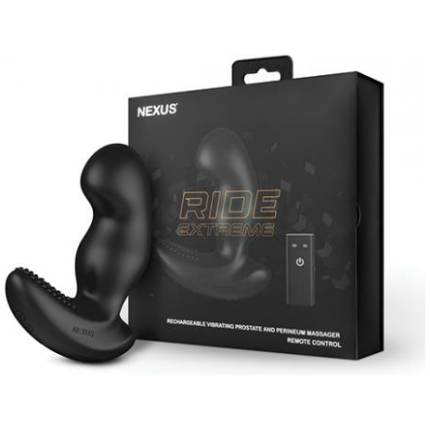 Nexus Ride Extreme Vibrating Prostate & Perineum Massager - Black