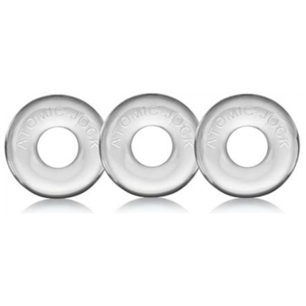 Oxballs Ringer Donut 1 - Clear Pack Of 3