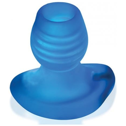 Oxballs Glowhole 2 Hollow Buttplug W/led Insert Large - Blue Morph