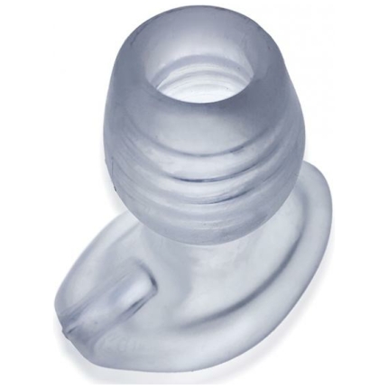 Oxballs Glowhole 2 Hollow Buttplug W/led Insert Large - Clear