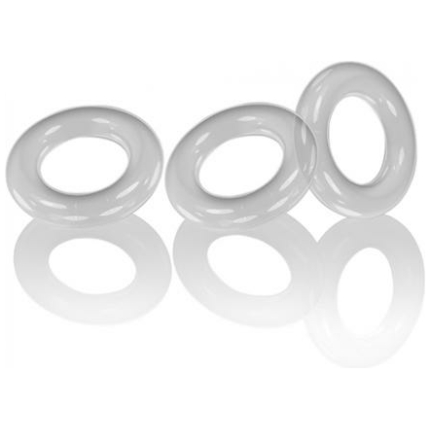 Oxballs Willy Rings - Clear Pack Of 3
