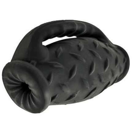 Oxballs Masterjack Double Penetration Stroker - Jo Black Ice