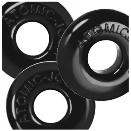 Oxballs Ringer Max 3 Pack Cockrings - Black