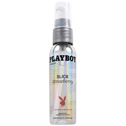 Playboy Pleasure Slick Lubricant - 2 Oz Strawberry