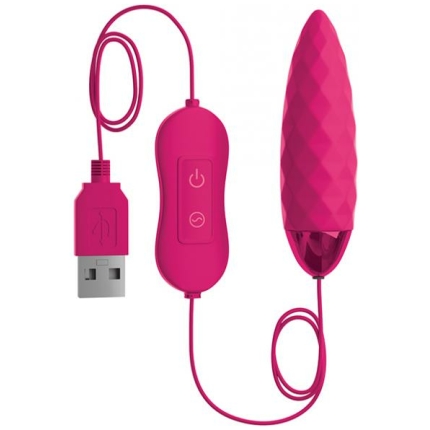 OMG! BULLETS #FUN USB Powered Bullet Vibrator Fuchsia