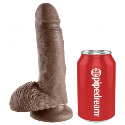 King Cock 7" Cock - Brown